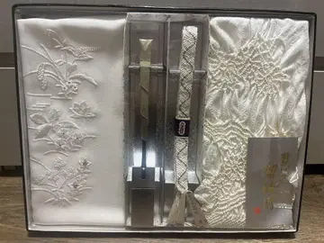 미사용 새상품 기모노 액세서리 세트 화이트