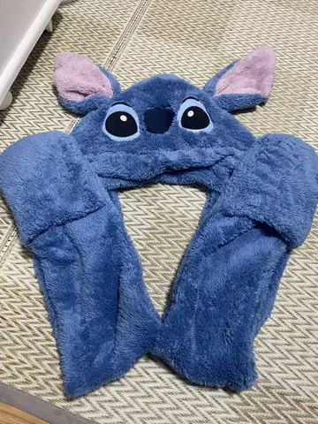 릴로앤스티치 스티치 머플러 캡