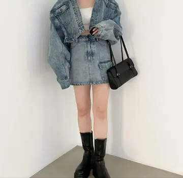 Heather 데님 셋업