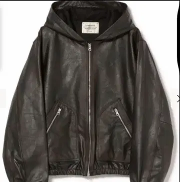 FUTURE ARCHIVE / LEATHER ZIP UP BLOUSON