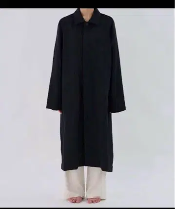 ENOF twill 롱 코트