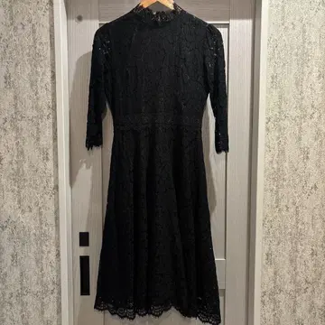 LACE LADIES 블랙 레이스 원피스 L 사이즈