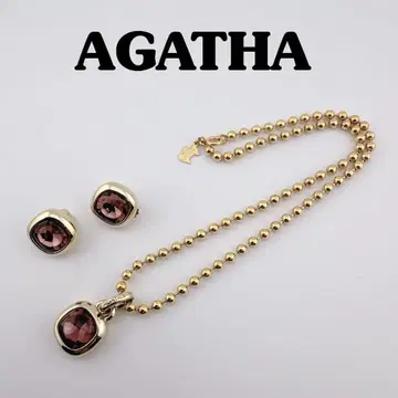 AGATHA / 아가타 목걸이와 귀걸이 세트