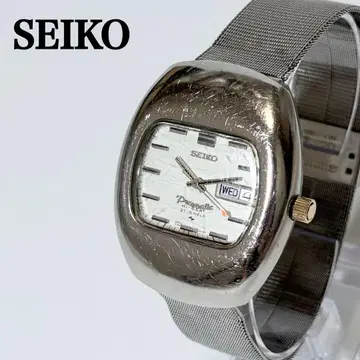 작동품 SEIKO 남성용 워치 프레스매틱 빈티지 자동 와인딩 70s