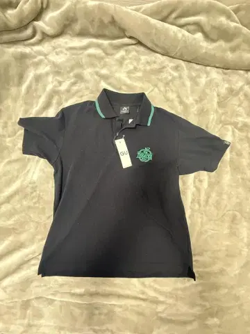 GU Mrs. GREEN APPLE 피케 셔츠 블랙 사이즈 M
