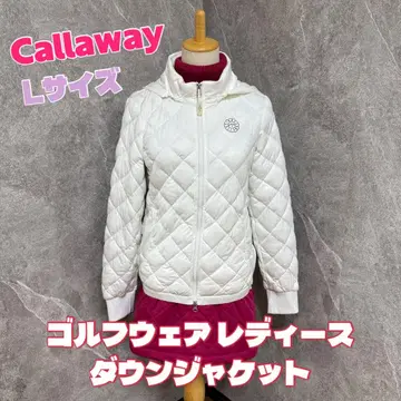캘러웨이 화이트 퀼팅 자켓 여성용