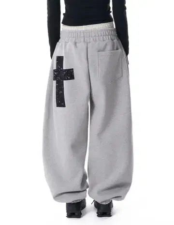 AAKAM Laced CROS2 Patch 스웨트 팬츠 2