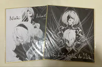 NieR: Automata Blu-rayBOX 특전 색지 2종 세트