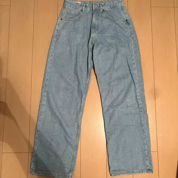 ZARA 와이드 레그 데님 28