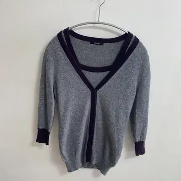 RuLe 디노스 캐시미어 100% 니트 가디건 앙상블 S