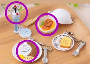 후지코 F 후지오 뮤지엄 한정판 카페 미니어처 참 3종 [ 가챠 ]