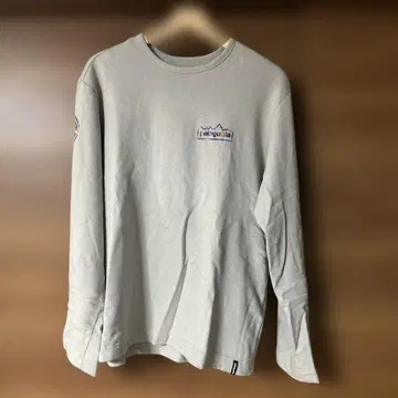 patagonia 그레이 긴팔 티셔츠