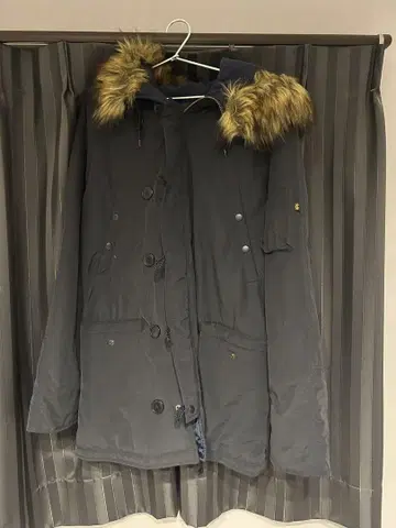ALPHA INDUSTRIES 플라이트 자켓 네이비 XL