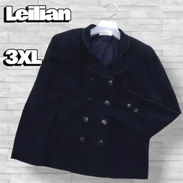 [ Leilian/레리안 ] 테일러드 자켓 스트라이프 네이비 3XL
