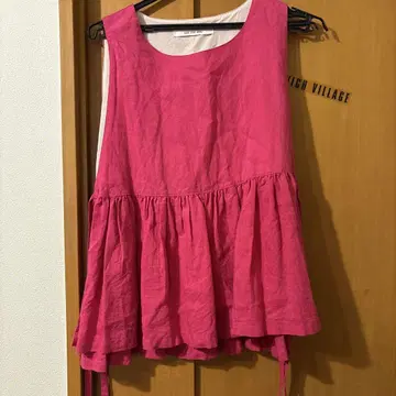 CUORE STORE MARKET 슬리브리스 상의 핑크