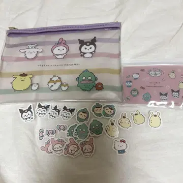 산리오 치이카와 콜라보 파우치 x 2 & 씰
