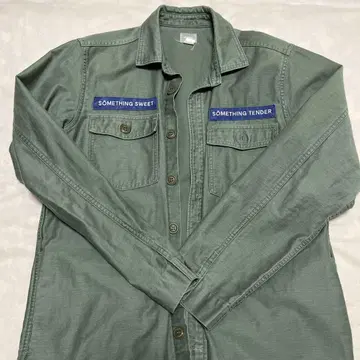 DELUXE 2003 밀리터리 자켓 올리브 그린 후루야 켄지 애용 착용
