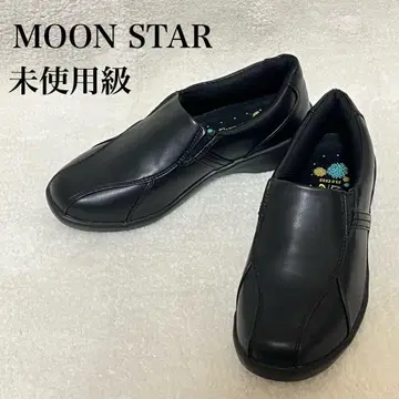 [ MOON STAR ] 슬립온 블랙 23cm EEEE 스니커즈