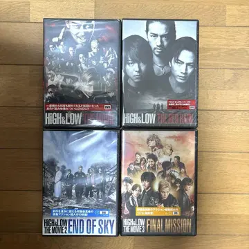 HiGH&LOW DVD 4매 세트
