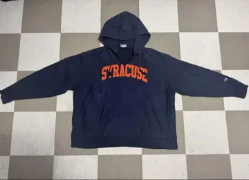 Champion 로고 후드티 3XL 네이비