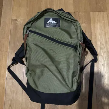 하자품 특화 그레고리 데이백 구 택 made in USA 그린
