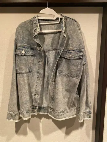 라이트 블루 데님 자켓