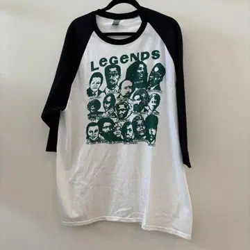 레게 래글런 T셔츠 LEGENDS 밥 말리 구제 의류 레전드