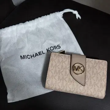 MICHAEL KORS 접이식 지갑 핑크
