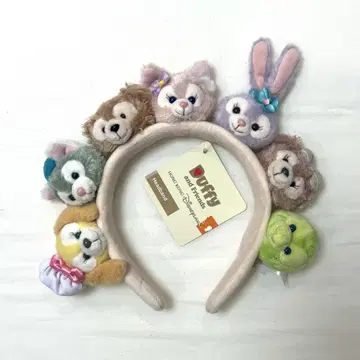 홍콩 디즈니 한정판 더피 프렌즈 머리띠