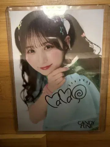 오가와 나나코 사인 포함 브로마이드