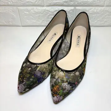 (새상품급)DIANA 플랫 펌프스 회화 시리즈 르누아르 23.5cm