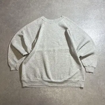 80s 90s USA Hanes 무지 맨투맨 래글런  그레이