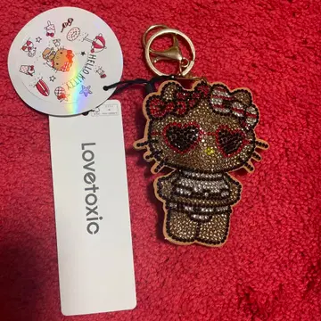 일광화상 키티 LOVETOXIC 반짝반짝 참 산리오 키링