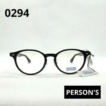 PERSON'S 블랙 라운드 안경0294