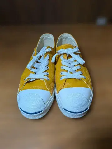 Jack Purcell 머스타드 가죽