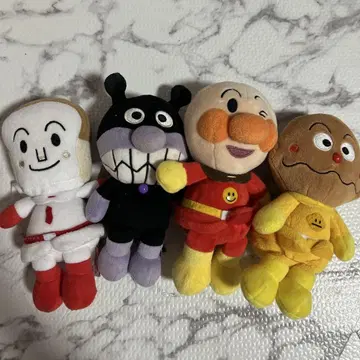 호빵맨 봉제 인형 4개 세트