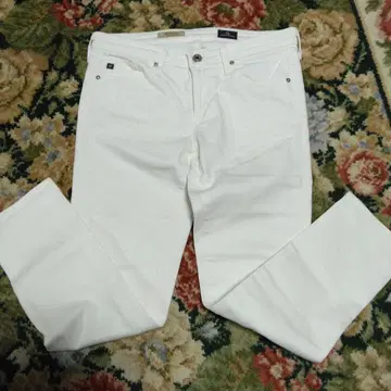 AG THE STILT CROP 화이트 데님 팬츠 26