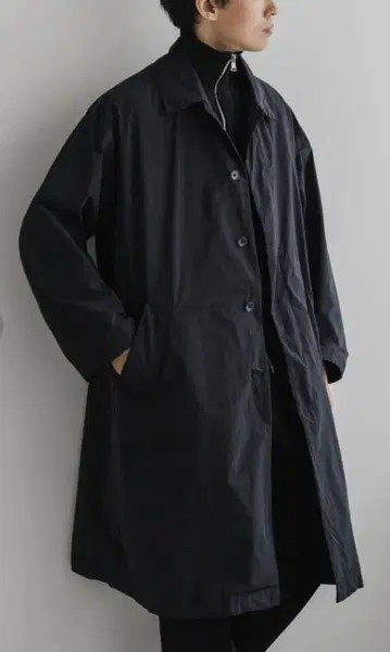 ATON 별주 AIR WHEATHER BALMACAAN COAT