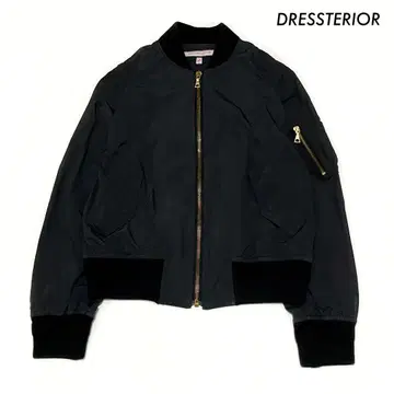 DRESSTERIOR 드레스 지퍼 블루종 블랙