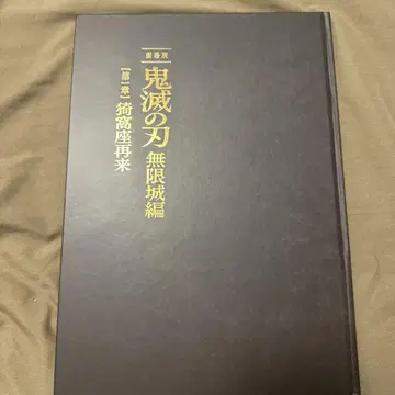 극장판 귀멸의 칼날 무한성편 아카자 재래편 [ 최초 한정판 팜플렛 ]