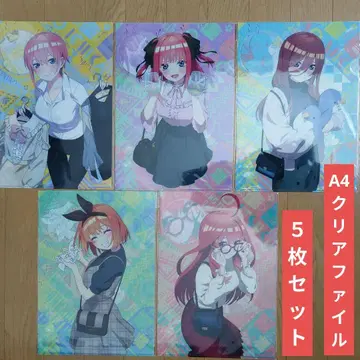 무료배송 5장 쇼핑 데이트 A4 클리어 파일/5등분의 신부/고토요메05