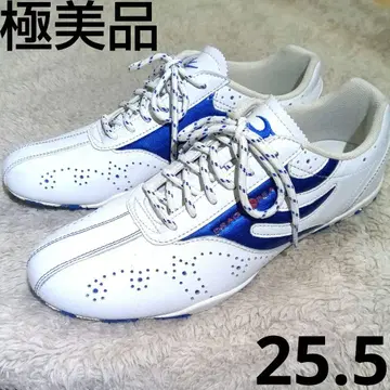 컨디션 최상 드래곤 비어드 DB-680S 가죽 25.5 화이트 블루