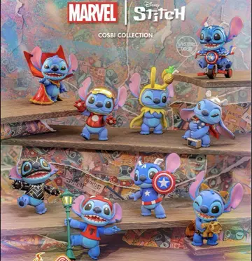 cosbi MARVEL x STITCH 완전 미개봉 슈링크 포함
