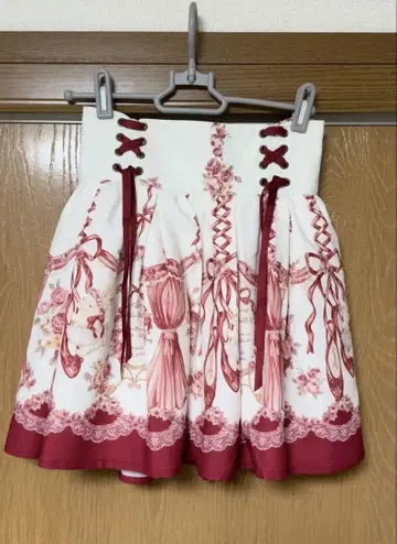 LIZLISA 투 슈즈 토끼 패턴 스커트