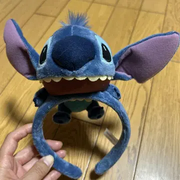 스티치 머리띠 봉제 인형