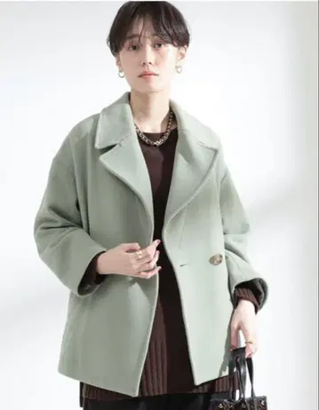 컨디션 최상! 레이빔즈 Ray BEAMS 빅 컬러 숏 코트