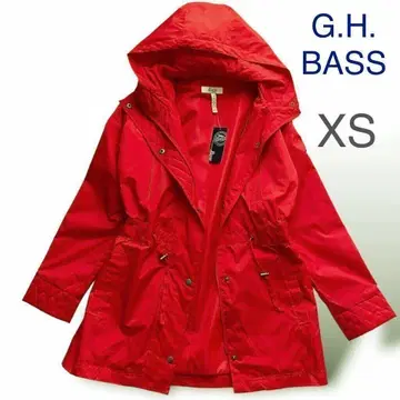 새상품 G.H. BASS 지에이치바스 마운틴 후드티 경량 XS 빨간색