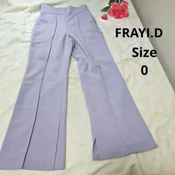 [ 오샤레 FRAYI.D ] 보라색 캐주얼 팬츠 사이즈 0