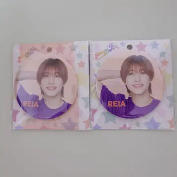 나카무라 레이아 군 캔뱃지 2개 세트