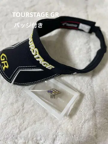 TOURSTAGE GR 바이저 블랙